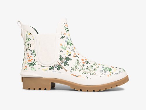Dámské Holínky Keds Rifle Paper Co. Rowan Rain Boot Menagerie Bílé Zelene | CZ-37421
