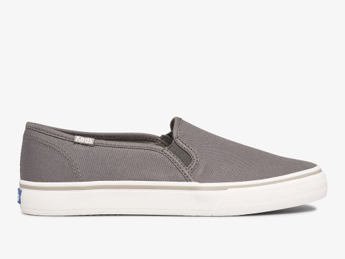 Dámské SlipOnTenisky Keds Double Decker Washable Platene Šedé | CZ-03846