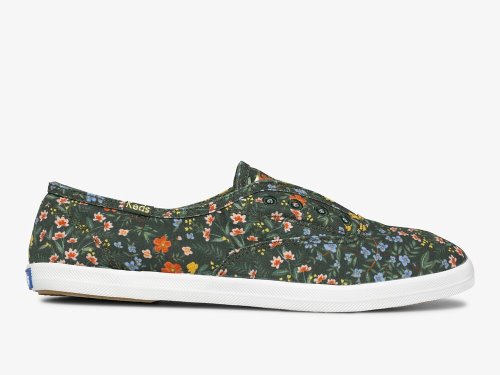 Dámské SlipOnTenisky Keds Rifle Paper Co. Chillax Wildwood Zelene Viacfarebný | CZ-20029