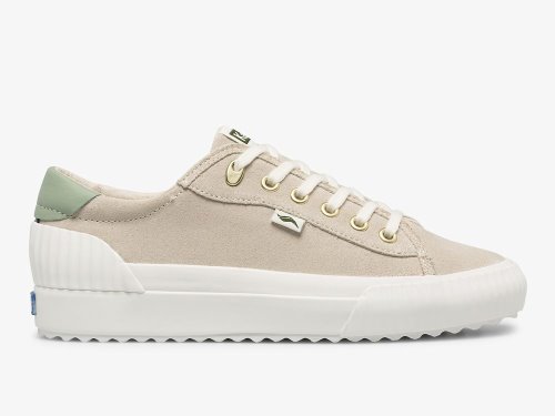 Dámské ŠněrovacíBoty Keds Demi TRX Semišové Béžový | CZ-04864