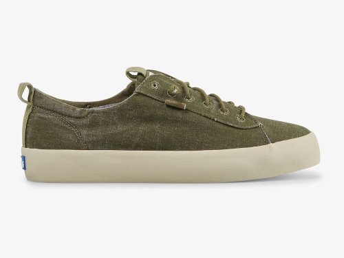 Dámské ŠněrovacíBoty Keds Kickback Platene Washable Olivy Zelené | CZ-51351