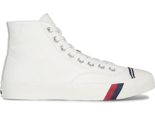 Dámské ŠněrovacíBoty Keds Royal Hi Læder Bílé | CZ-97368